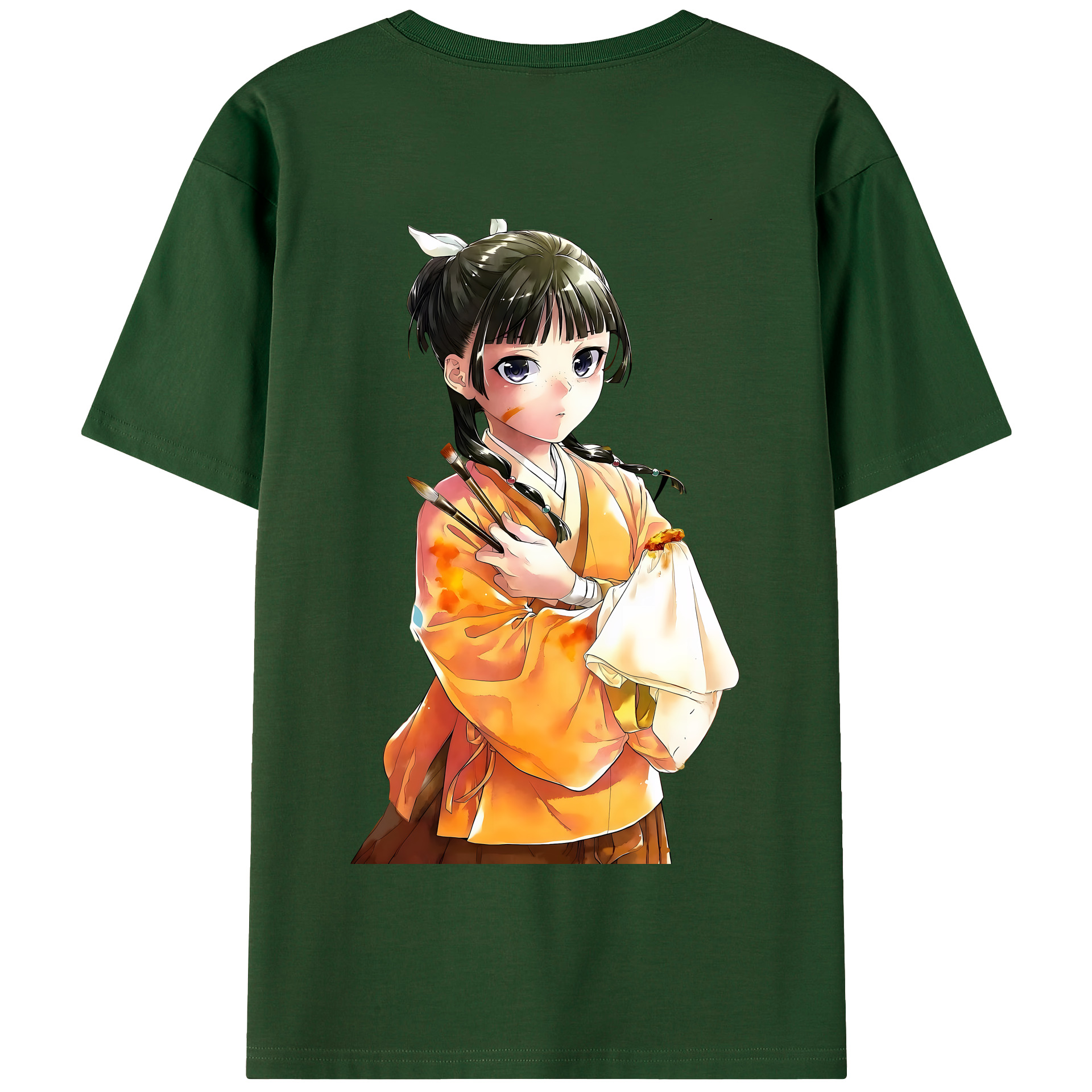 （画像用） 薬屋のひとりごと The Apothecary Diaries 綿100％半袖Tシャツ（背面プリント）